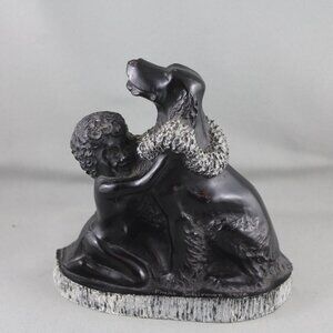 Vintage Tiki Figurine - Lei Ilio by Frank Schirman - Made with Coral